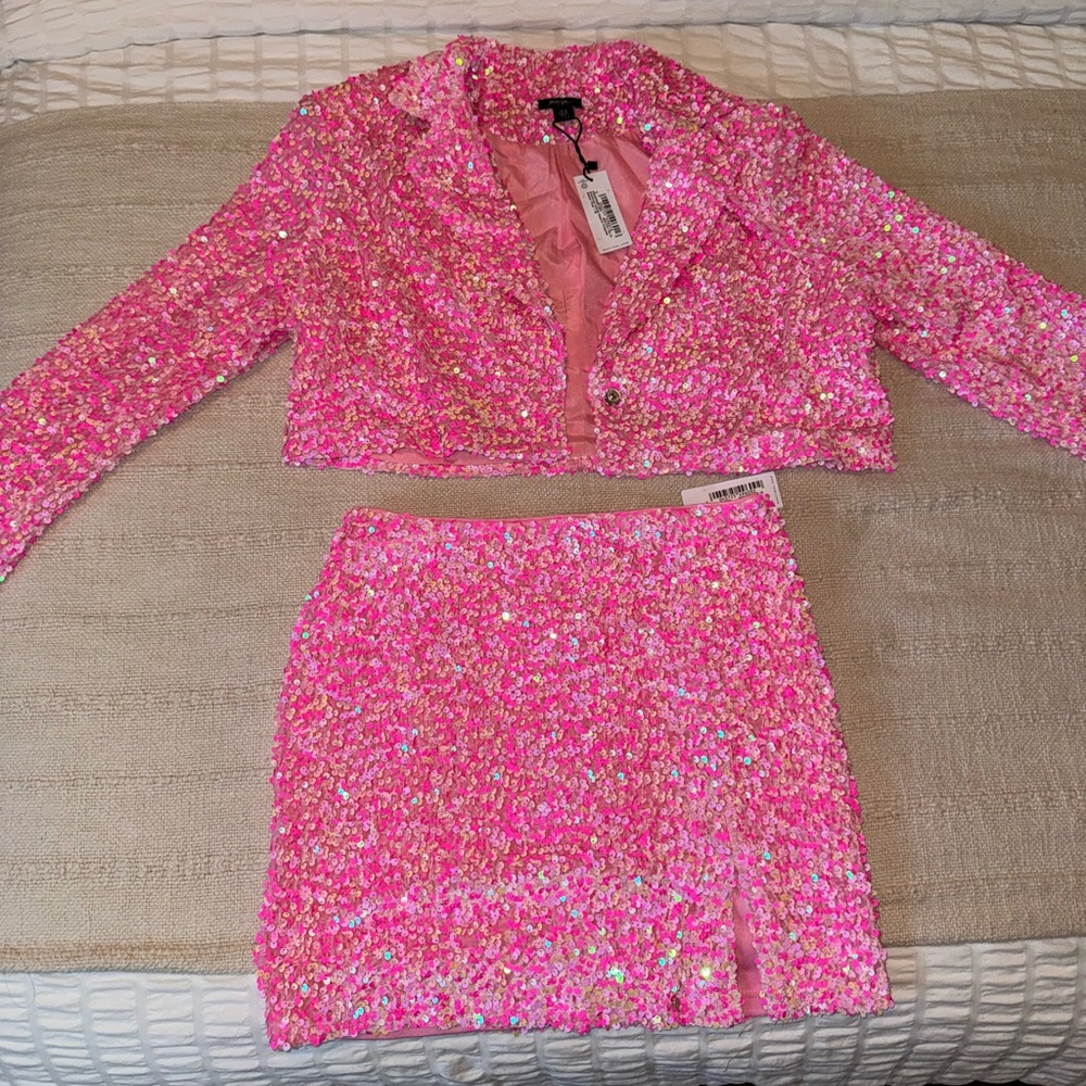 Two Piece Sequin Set